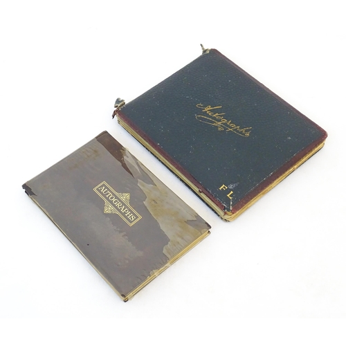 1964 - An early 20thC autograph album / scrapbook containing various handwritten verses, drawings, a waterc... 