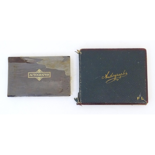 1964 - An early 20thC autograph album / scrapbook containing various handwritten verses, drawings, a waterc... 