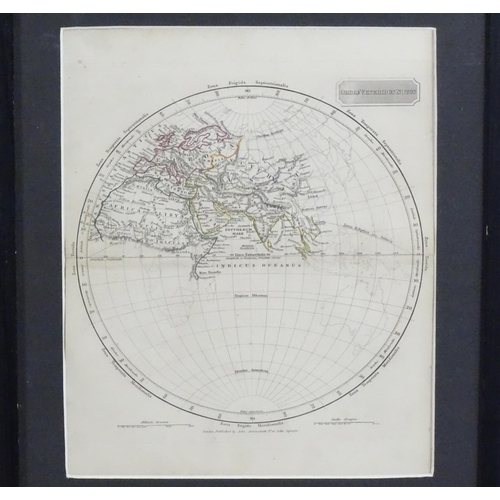 2044 - Map: A 19thC map of the ancient world, Europe, Africa, & Asia, after Orbis Veteribus Notus. Approx. ... 