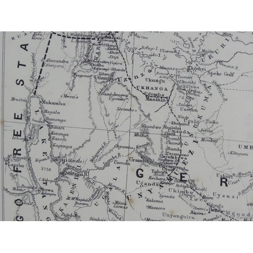 2045 - Map: A 20thC map territorial divisions of South Africa before the Boer War, produced as a Supplement... 