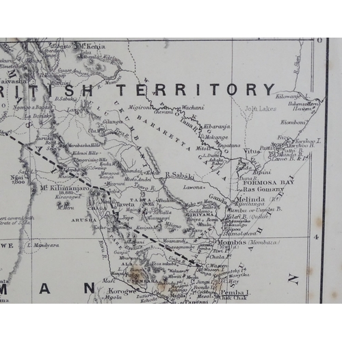 2045 - Map: A 20thC map territorial divisions of South Africa before the Boer War, produced as a Supplement... 