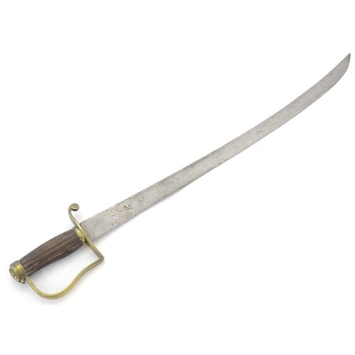 1801 - Militaria / Arms & Armour : a 19thC short sabre sword, 29