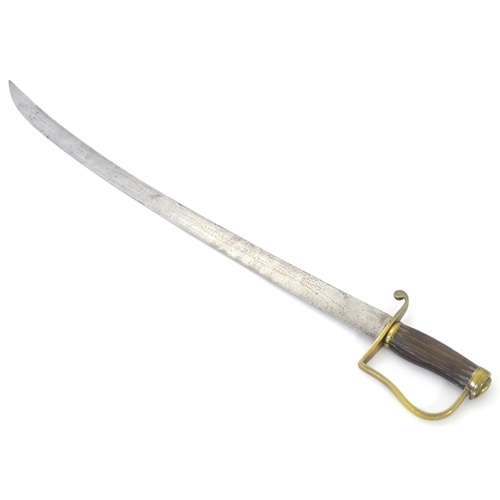 1801 - Militaria / Arms & Armour : a 19thC short sabre sword, 29