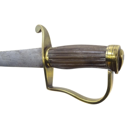 1801 - Militaria / Arms & Armour : a 19thC short sabre sword, 29