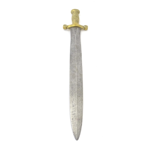 1802 - Militaria / Arms & Armour : a 19thC French Infantry M1831 Gladius 'Coupe Choux' short sword, 18 3/4