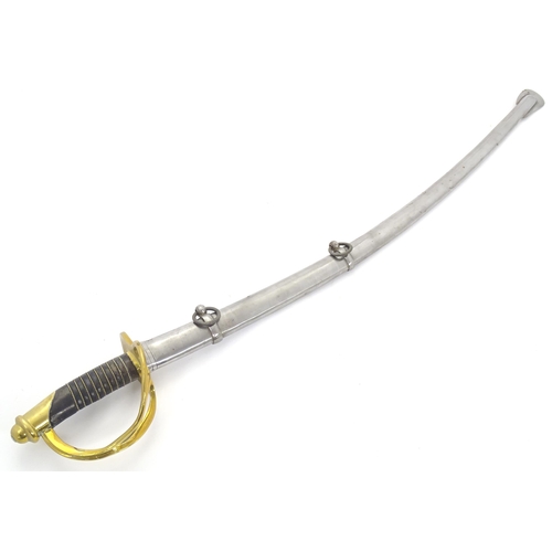 1804 - Militaria / Arms & Armour : a 20thC display cavalry sabre sword, the 34 1/4