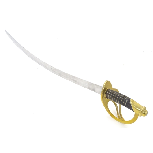 1804 - Militaria / Arms & Armour : a 20thC display cavalry sabre sword, the 34 1/4