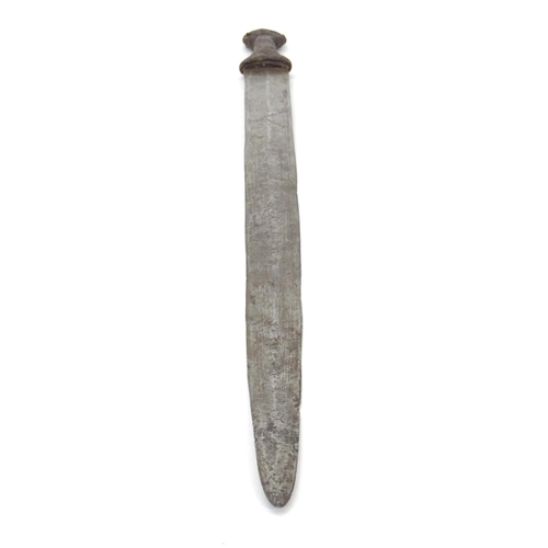 1805 - Militaria / Arms & Armour : a 19thC Tebu sword (Chad, Central Africa), the 28 1/2