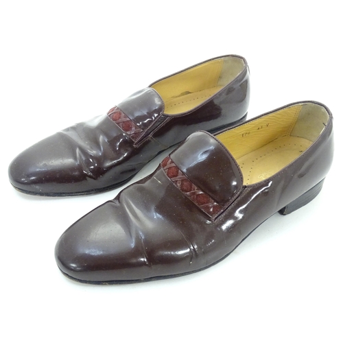 1979 - Vintage fashion / clothing: 3 pairs of continental men's slip on shoes with leather soles. Including... 