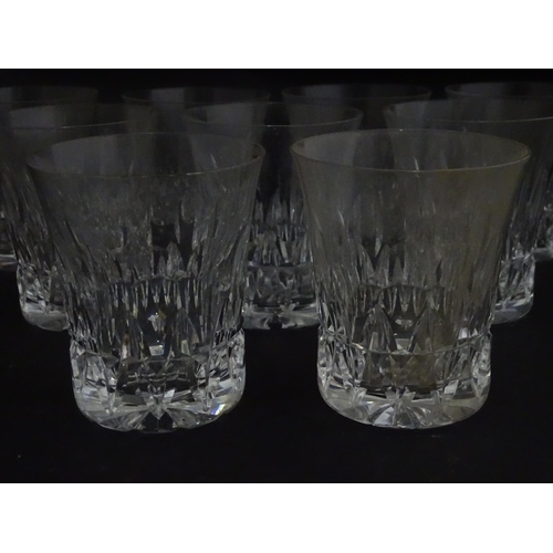40 - Glassware : A quantity of assorted drinking glasses to include examples by Schott Zwiesel, etc.