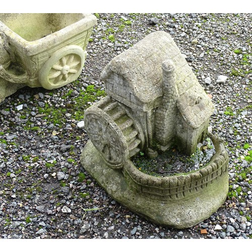 966 - Two novelty garden ornaments. (2)