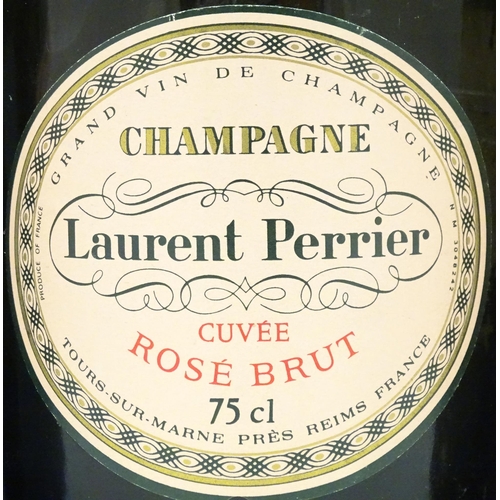 1058 - Champagne / Sparkling Wine: Two 75cl bottles of Laurent Perrier rose champagne, together with a mid ... 