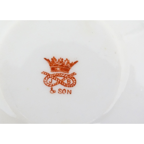 114 - A Royal Crown Derby coffee cup and saucer decorated in the Imari pattern. Marked under no. 2451. Tog... 