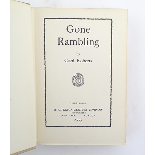 1108 - Books: Four assorted books comprising British Rural Sports, by Stonehenge, 1868; Gone Rambling, by C... 