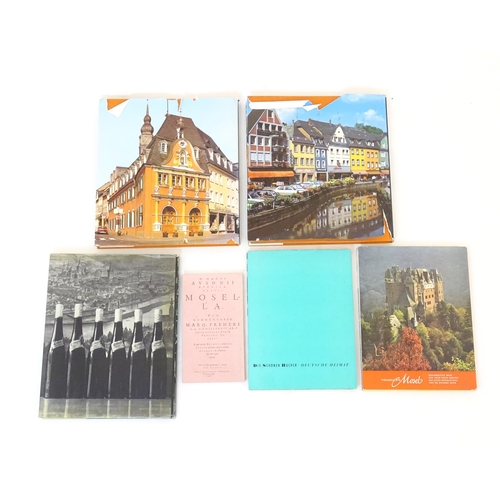 1117 - Books: A quantity of books on the subject of Mosel, Germany, titles comprising Weinlandschaft Mosel ... 