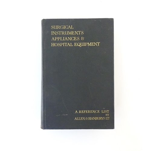 1119 - Book: A Reference List of Surgical Instruments and Medical Appliances, Orthopaedic and Deformity App... 