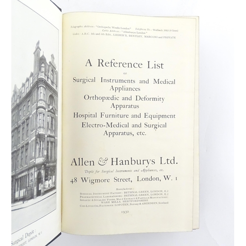 1119 - Book: A Reference List of Surgical Instruments and Medical Appliances, Orthopaedic and Deformity App... 