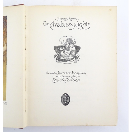 1122 - Book: Stories from the Arabian Nights, as retold by Laurence Housman, illustrated with colour plates... 