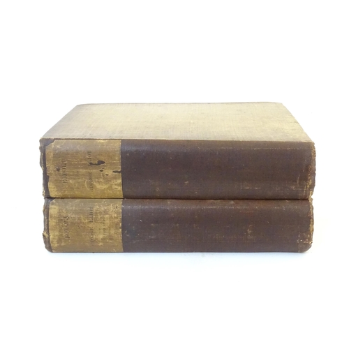 1123 - Books: Romola, Volumes 1 & 2, by George Eliot. Published by Smith, Elder & Co. London, 1880 (2)