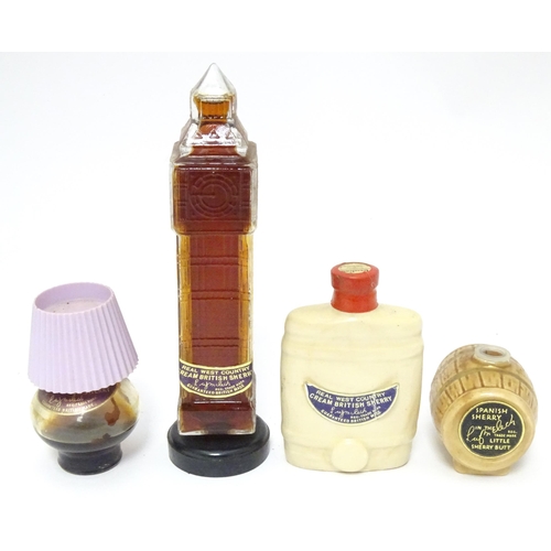 1061 - Spirits / Liqueurs etc.: A quantity of assorted novelty miniature bottles to include examples for Wi... 