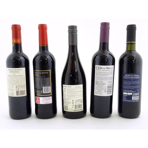 1036 - Red Wine : Twelve 750ml bottles of red wine to include three bottles of Chateau des Antonins Bordeau... 