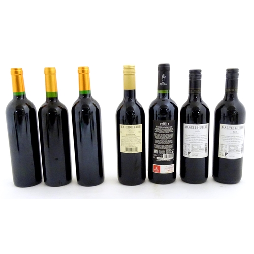 1036 - Red Wine : Twelve 750ml bottles of red wine to include three bottles of Chateau des Antonins Bordeau... 