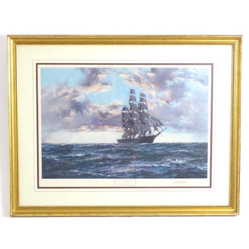 1983 - After Montague J. Dawson (1895-1973), Marine School, Limited edition print, The Tall Ship - Clipper ... 