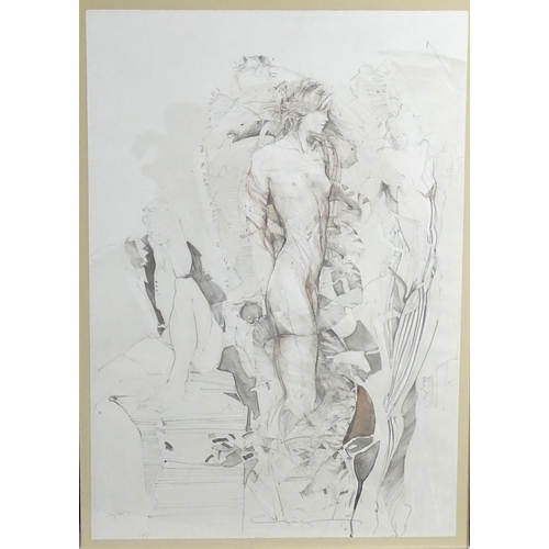 1984 - Jurgen Gorg (b. 1951), German School, Limited edition lithograph, Eva. Signed, titled and numbered 3... 