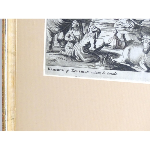 1997 - After Jacob Van Meurs (c.1619-1690), Engraving, Kaurams of Kourmas autaer, de tweede, depicting Kurm... 