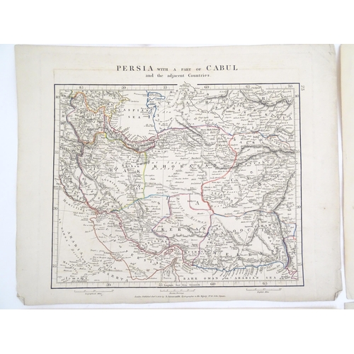 2026 - Maps: Five early 19thC engraved maps of the Middle East after Aaron Arrowsmith (1750-1823, and son S... 