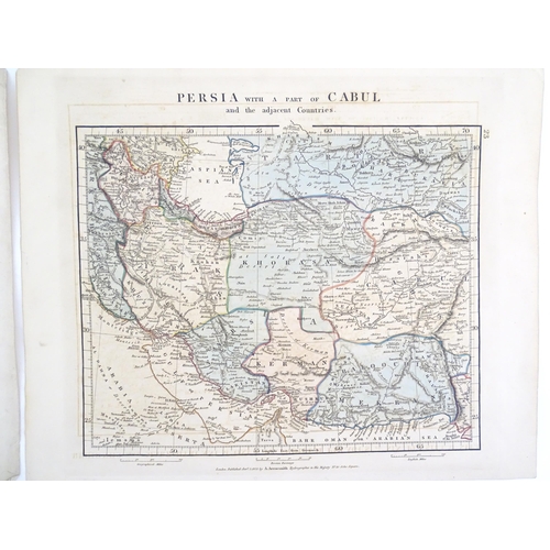 2026 - Maps: Five early 19thC engraved maps of the Middle East after Aaron Arrowsmith (1750-1823, and son S... 