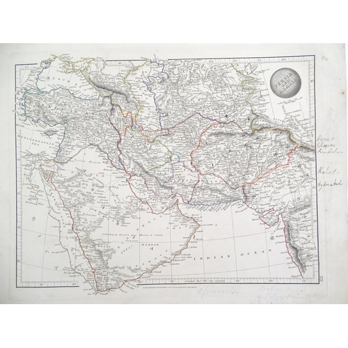 2026 - Maps: Five early 19thC engraved maps of the Middle East after Aaron Arrowsmith (1750-1823, and son S... 