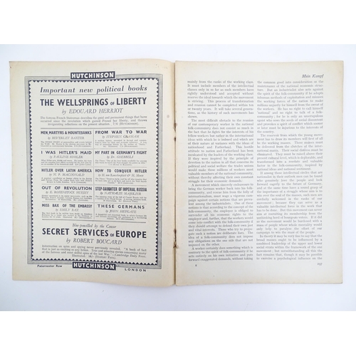 2032 - Adolf Hitler's Mein Kampf published in 18 weekly parts, unexpurgated and illustrated with full page ... 