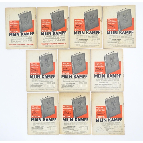 2032 - Adolf Hitler's Mein Kampf published in 18 weekly parts, unexpurgated and illustrated with full page ... 