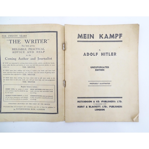 2032 - Adolf Hitler's Mein Kampf published in 18 weekly parts, unexpurgated and illustrated with full page ... 