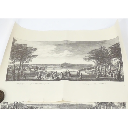 2042 - Stowe Gardens, Buckinghamshire: A quantity of prints to include the title page 'Stowe Gardens in Buc... 