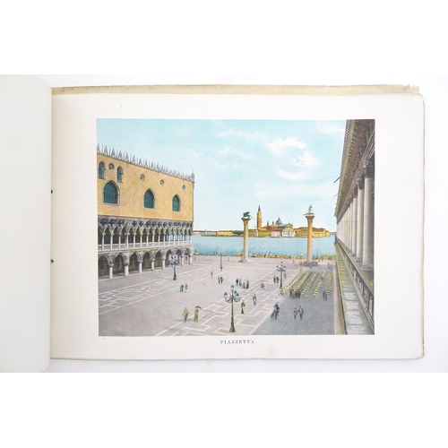 2047 - An early 20thC Italian travel guide to Naples titled Ricordo di Napoli, containing information in fo... 