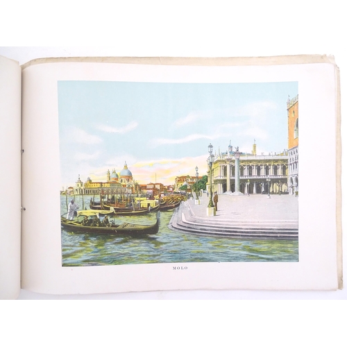 2047 - An early 20thC Italian travel guide to Naples titled Ricordo di Napoli, containing information in fo... 