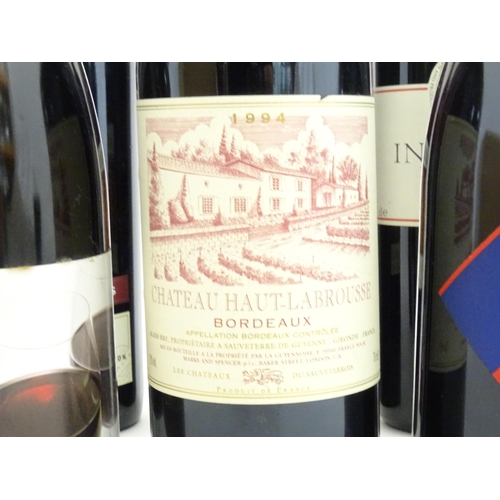 1041 - Red Wine : Twelve assorted 750ml bottles of red wine to include Chateau Haut-Labrousse Bordeaux, Ros... 