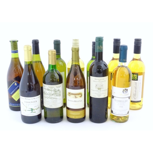 1044 - Wine : Twelve assorted 750ml bottles of wine to include Domaine de Montmarin Viognier-Marsanne 2003,... 