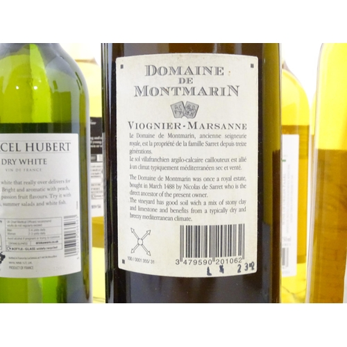 1044 - Wine : Twelve assorted 750ml bottles of wine to include Domaine de Montmarin Viognier-Marsanne 2003,... 