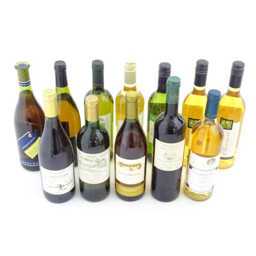 1044 - Wine : Twelve assorted 750ml bottles of wine to include Domaine de Montmarin Viognier-Marsanne 2003,... 