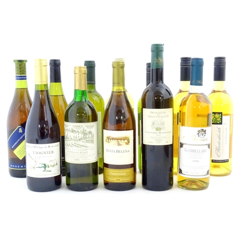 1044 - Wine : Twelve assorted 750ml bottles of wine to include Domaine de Montmarin Viognier-Marsanne 2003,... 