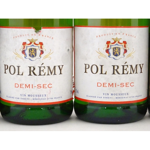 1054 - Sparkling Wine : Ten assorted bottles of sparkling wine / cava to include Pol Remy Demi-Sec, Oyster ... 