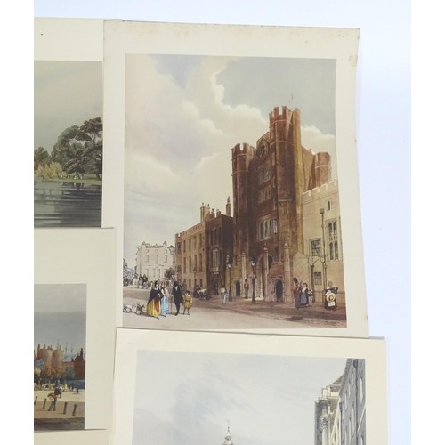 2003 - After Thomas Shotter Boys (1803-1874), 20th century, Twelve colour prints from Views of London As It... 