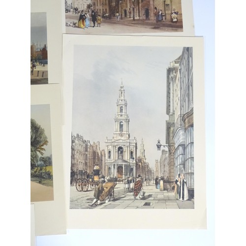 2003 - After Thomas Shotter Boys (1803-1874), 20th century, Twelve colour prints from Views of London As It... 