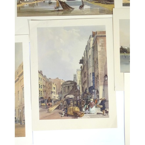 2003 - After Thomas Shotter Boys (1803-1874), 20th century, Twelve colour prints from Views of London As It... 