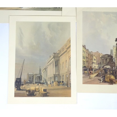 2003 - After Thomas Shotter Boys (1803-1874), 20th century, Twelve colour prints from Views of London As It... 