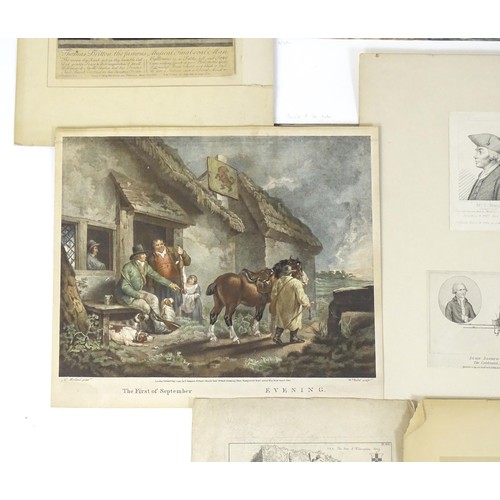 2004 - A quantity of assorted 19th century and later prints and engravings to include a signed limited edit... 