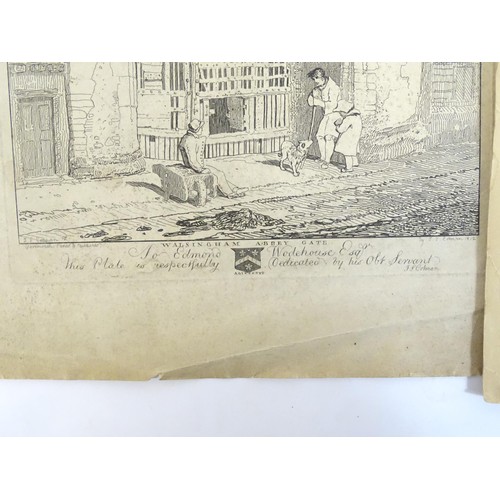 2004 - A quantity of assorted 19th century and later prints and engravings to include a signed limited edit... 